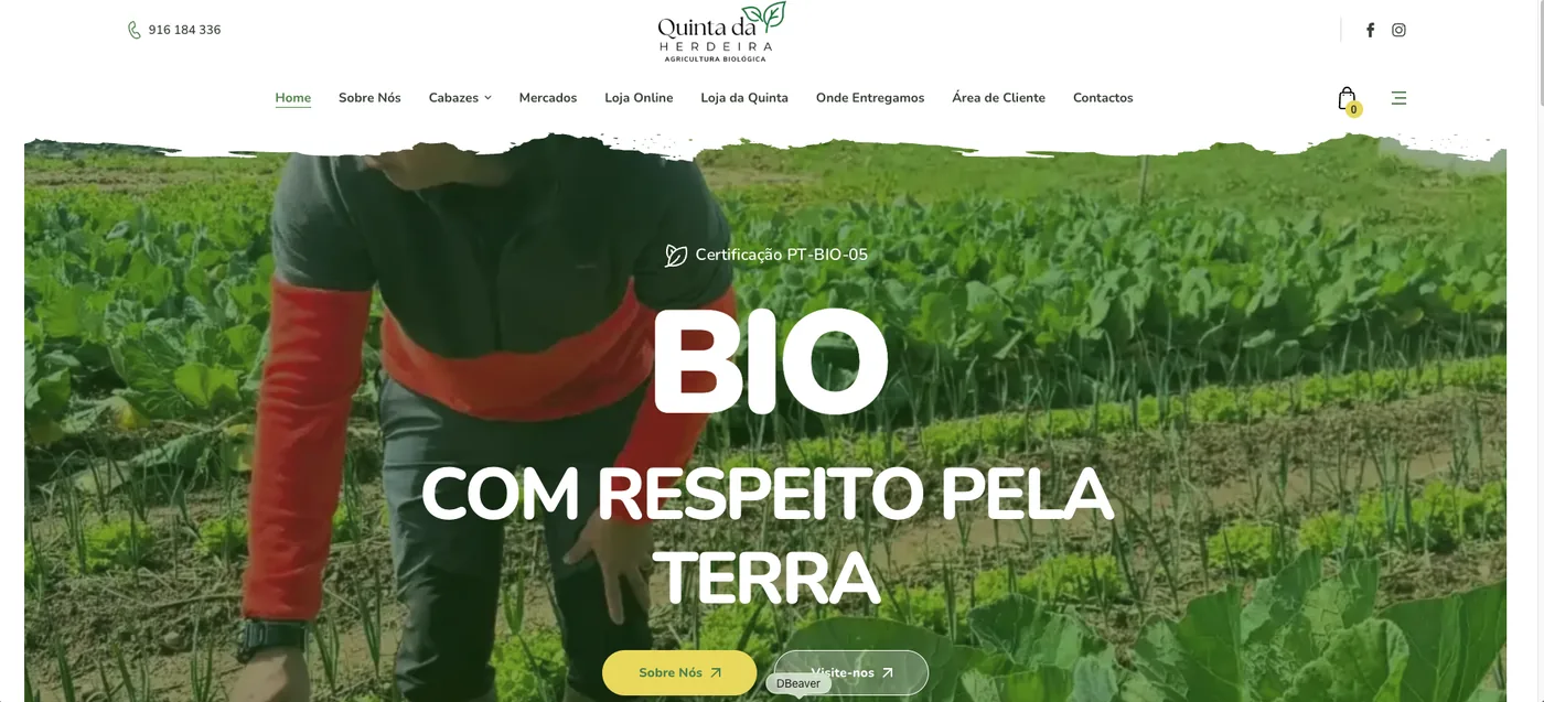 Quinta da Herdeira — Loja virtual para cabazes de qualidade
